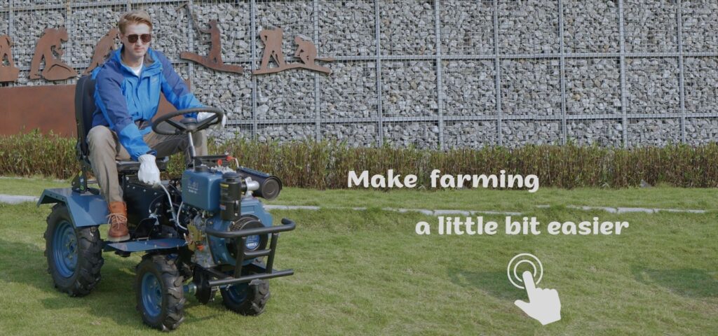 MLBE mini tractor for agricultural work