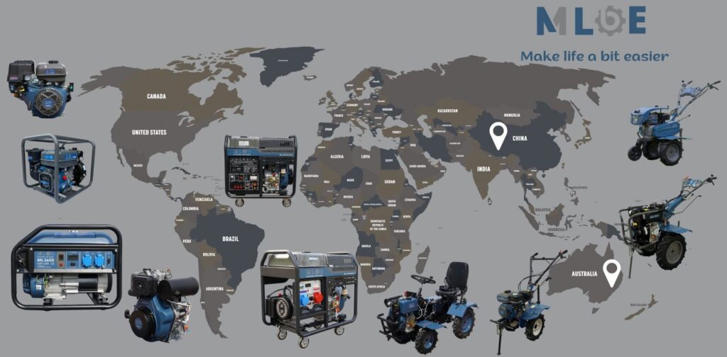 MLBE agricultural machinery and power equipment product range